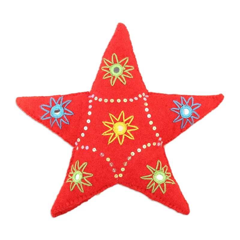 Wool felt Xmas toy handcrafted product
