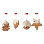Christmas Cookies Wool Felt Christmas Ornament (Set of 4)