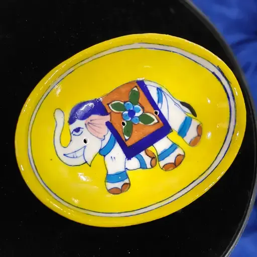 Blue Pottery Soap case handcrafted product